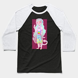 Kawaii Demon Baseball T-Shirt